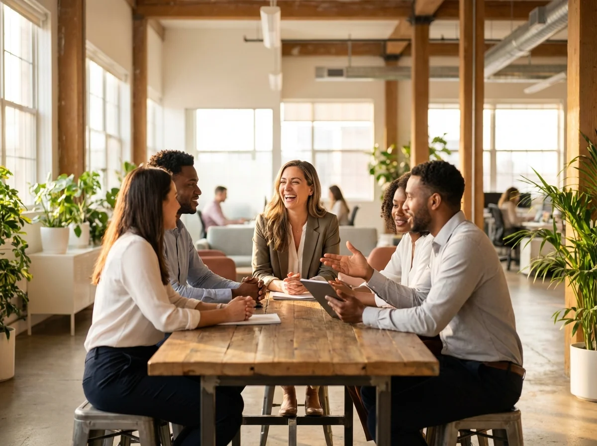 Modern professional workspace