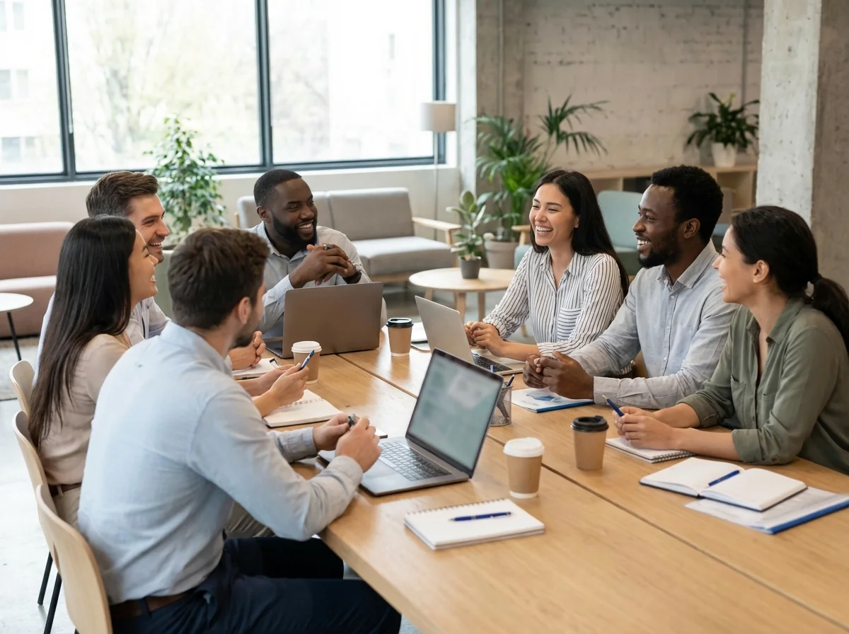 Team working together